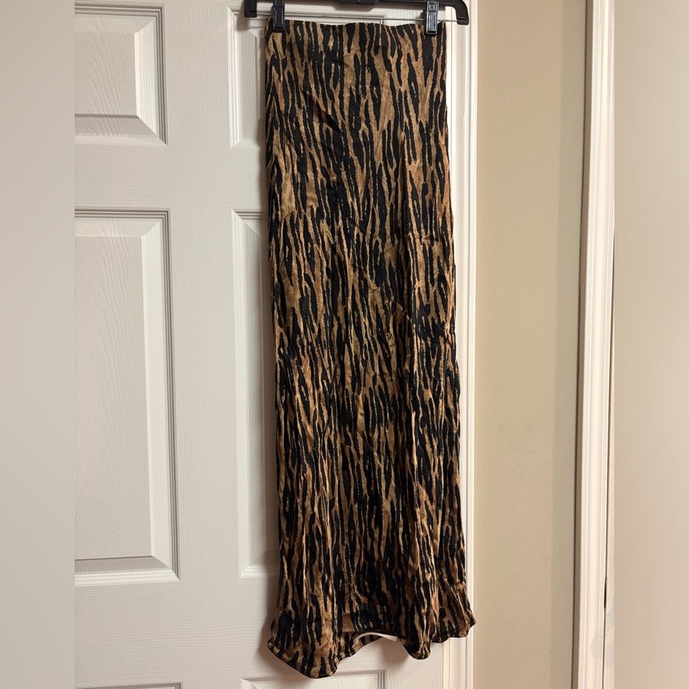 Stylish Animal Print Skirt